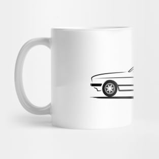 Ford Capri Black Mug